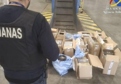 España: Hallan 478 kilos de cocaína procedente de vuelo de Bolivia