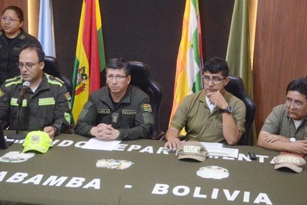 Policía evalúa retorno de uniformados al trópico cochabambino