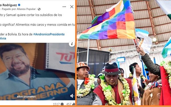 Campaña de Andrónico Rodríguez vulnera prohibiciones de la Ley de Régimen Electoral