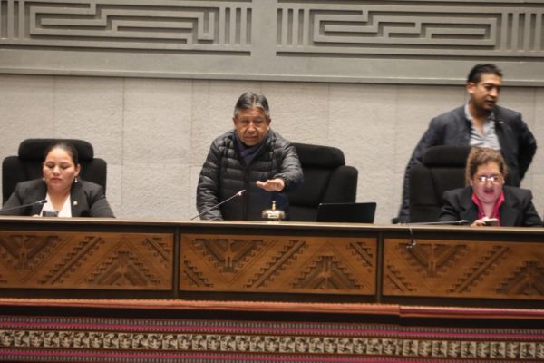 Choquehuanca aplaza para siguiente legislatura designación del contralor
