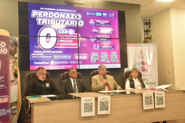 Desde mañana entra en vigencia el Perdonazo Tributario en La Paz